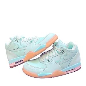 NIKE ID AIR FLIGHT 89 SNEAKERS - TIFFANY BLUE